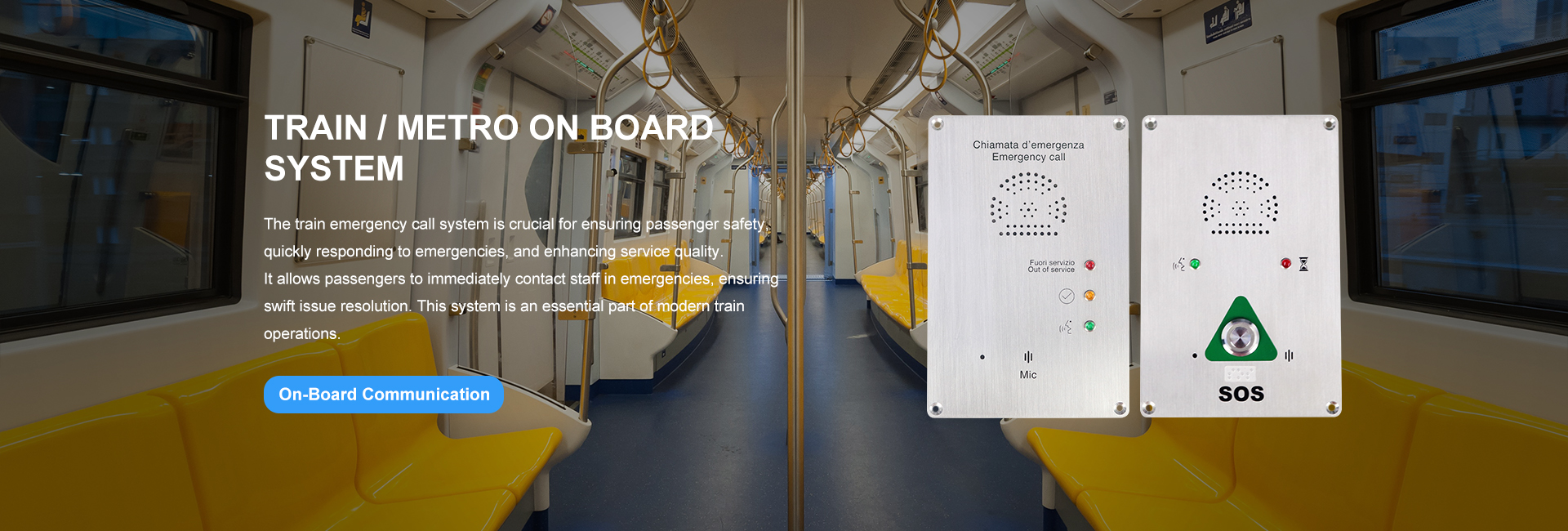 Train Metro On Board System