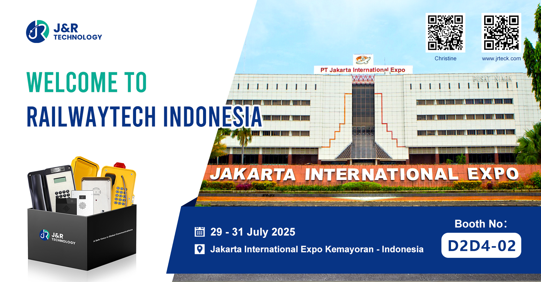 Explore Industry Frontiers at Railwaytech Indonesia 2025 Together with J&R