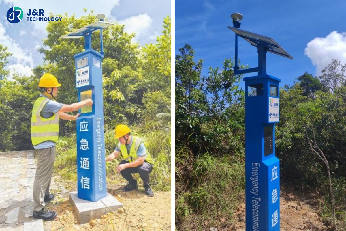 China Telecom Emergency Phone Pillar