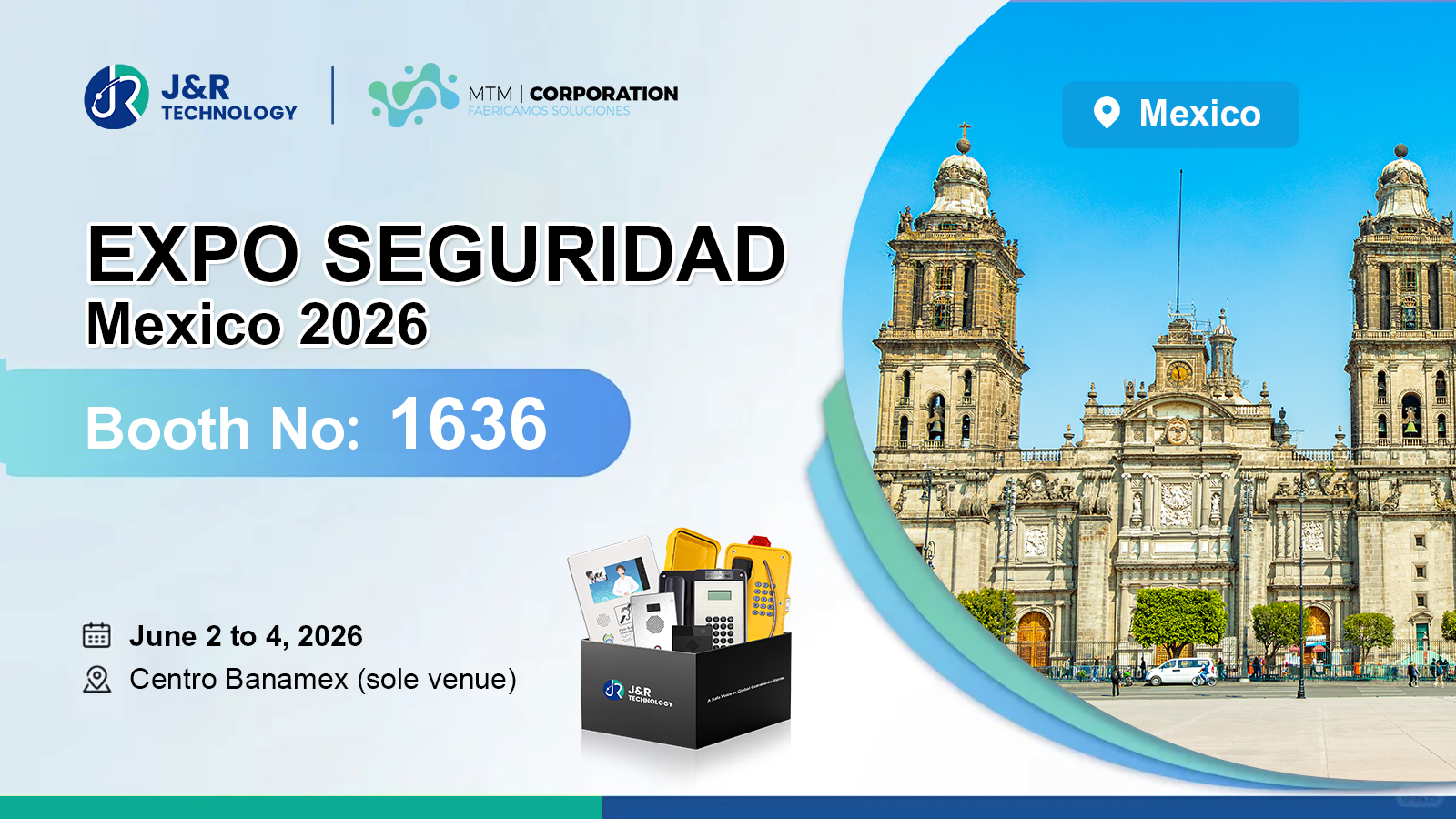 J&R in EXPO Seguridad Mexico 2026