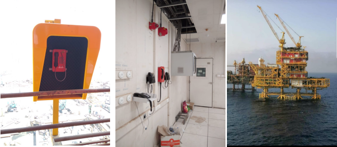 J&R Successfully Deployed SIP Explosion-proof Communication System for Offshore Oil & Gas Drilling Platform in India