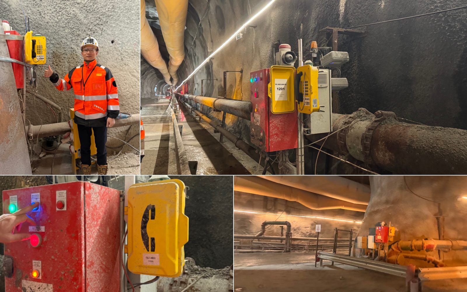 Industrial Waterproof Telephones Ensure Reliable Communication for Lyon-Turin Base Tunnel Construction