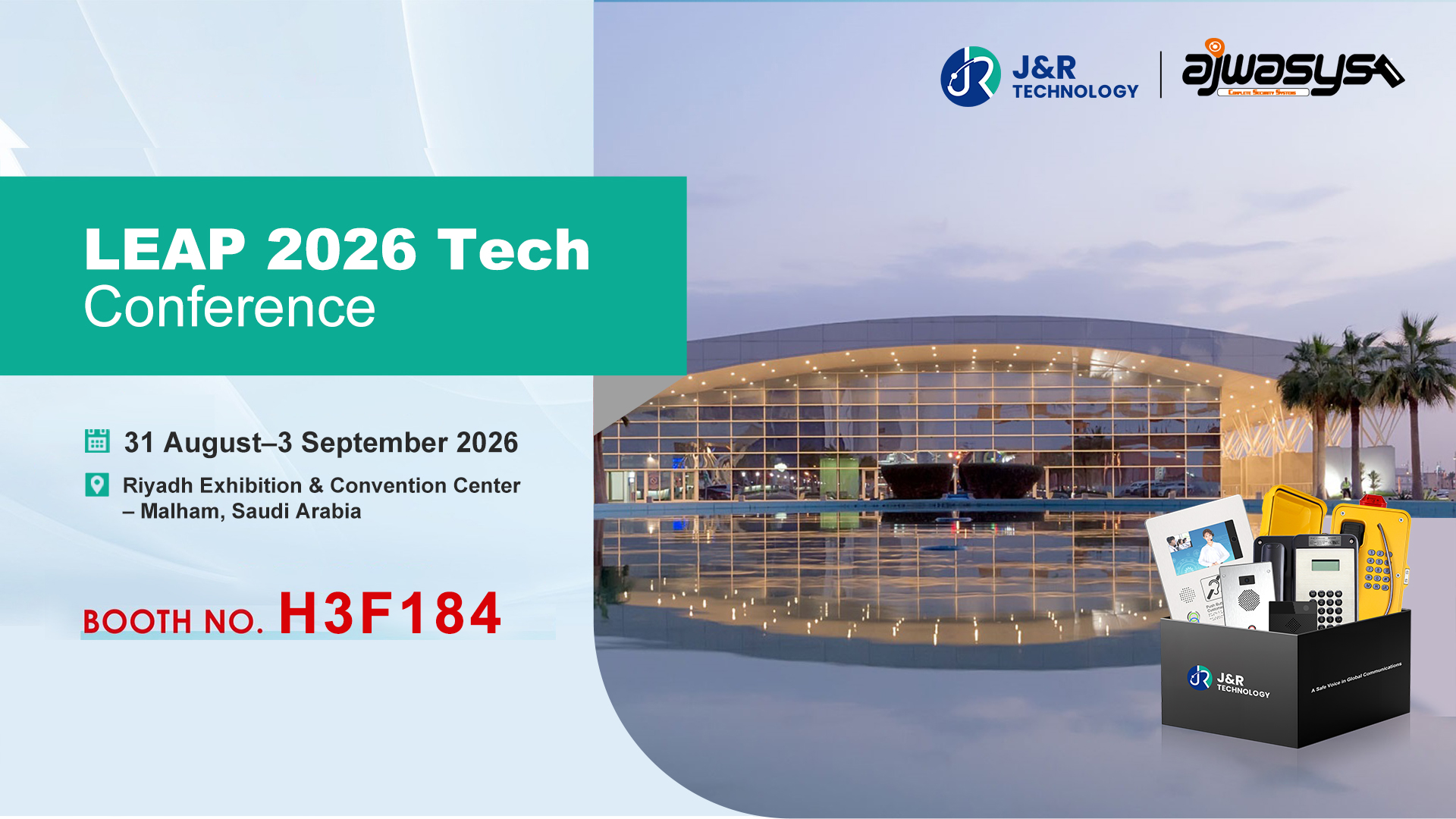 LEAP 2026 Tech Conference | Booth H3F184, Riyadh Exhibition & Convention Center Saudi Arabia