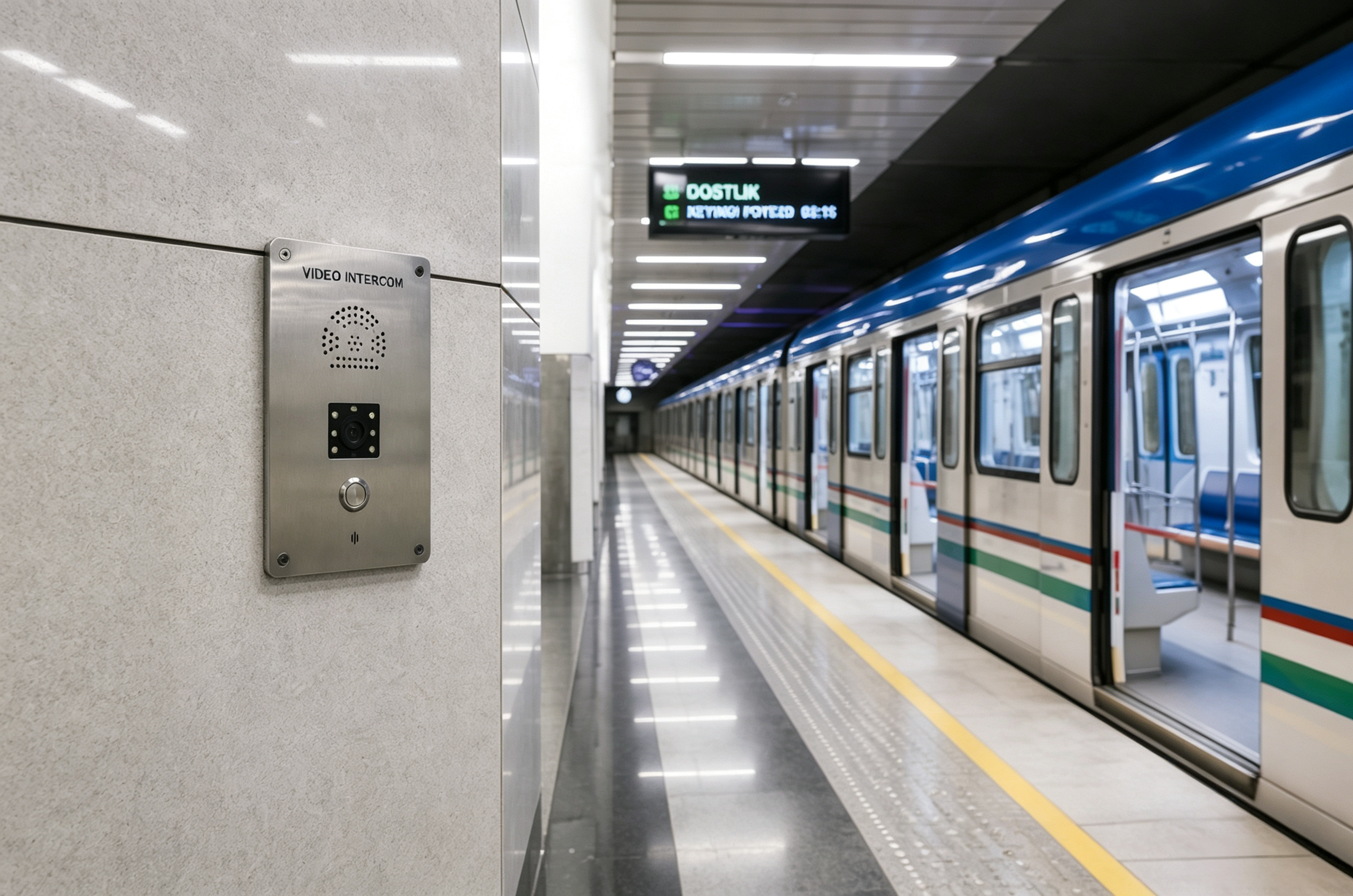 J&R JR301-SC-SIP IP Video Help Point Upgrades Emergency Communication System for Uzbekistan Metro