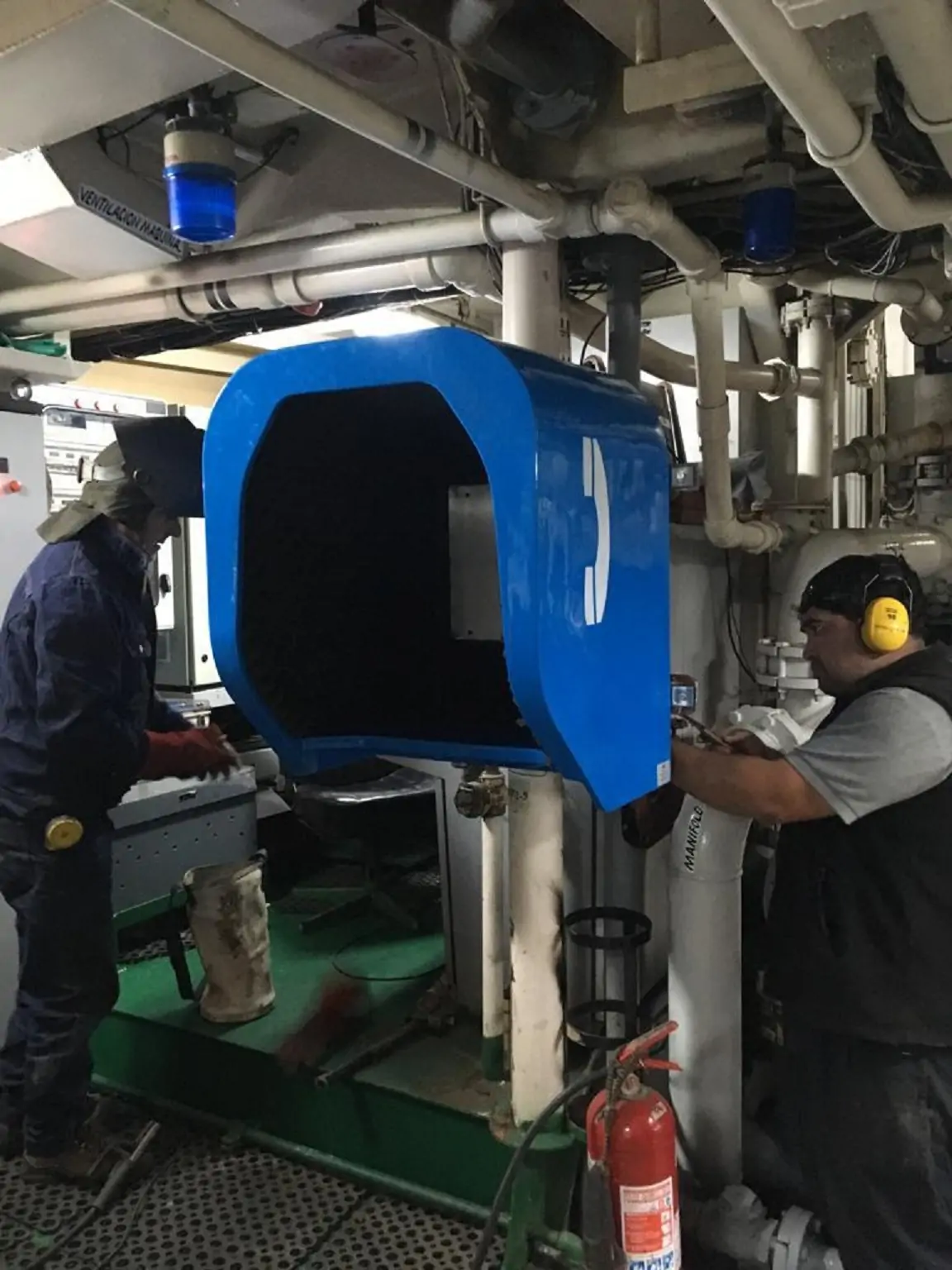Ship Engine Room